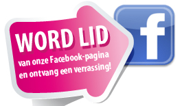 Word lid van onze Facebook-pagina en ontvang een mooie verrassing!