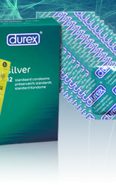 12 pr�servatifs Durex Silver