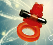 Jelly Bear Cockring Vibrant
