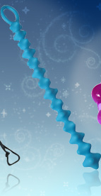 Chapelet anal Love string Bleu Toy Joy