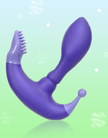 Triple Stimulateur de Luxe mauve et vibrant