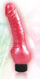 Vibromasseur rose de 20 cm