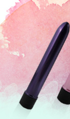 Vibromasseur Retro Ultra Slimline Violet 17 cm