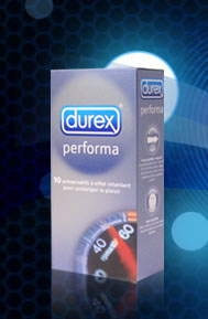 Durex Performa - 10 pr�servatifs retardants