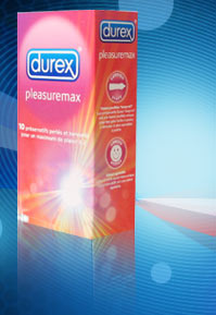 Pleasuremax -10 Durex nervur�s et perl�s