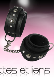 Menottes Noires Bling Bling